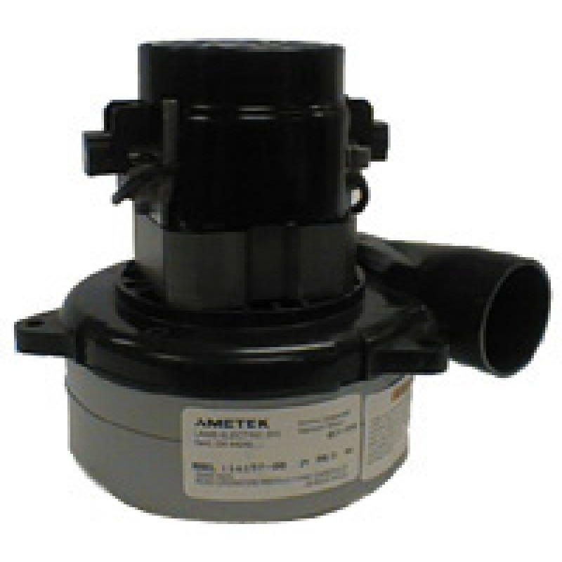 Ametek Lamb 8.685-467.0, 116157-00 Vacuum Motor, 24V Tangental Discharge, 2 Stage 5.7 dia.,  119436-13